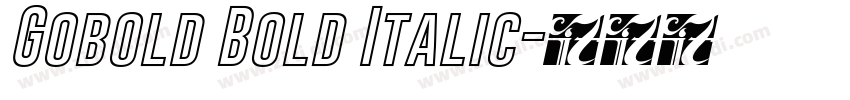 Gobold Bold Italic字体转换 Gobold Bold Italic字体转换